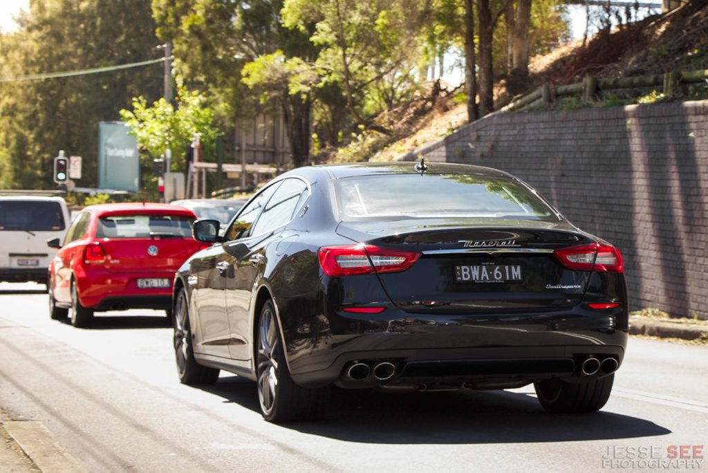 The Maserati Quattroporte GTS. The Maserati Quattroporte GTS.